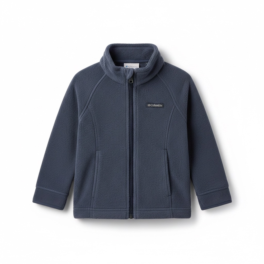 Columbia Boys 2T Navy Blue Steens Mountain Full Zip Fleece Jacket